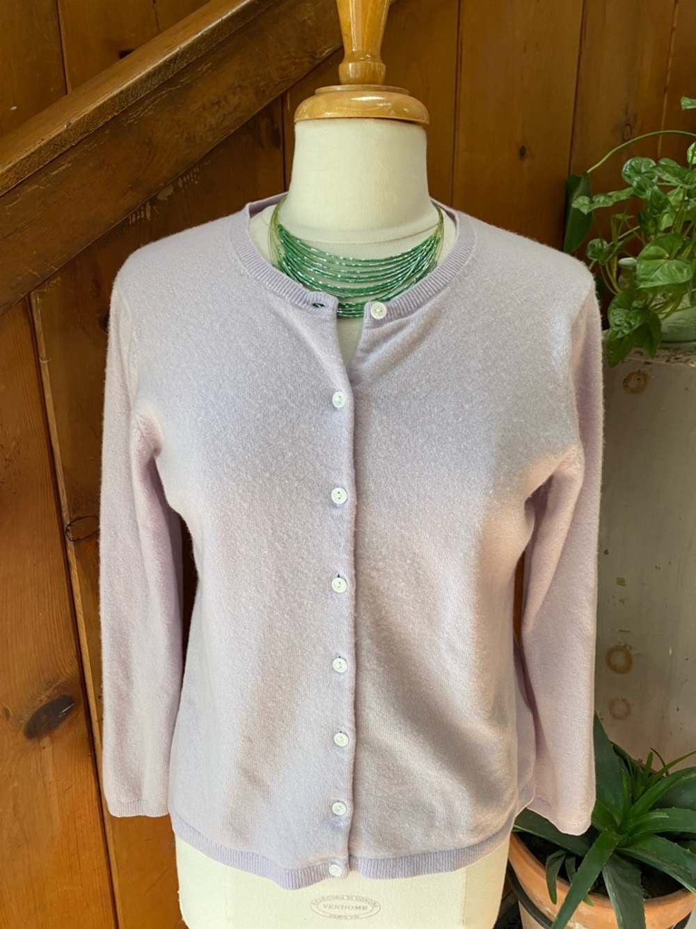 Lands’ End Cashmere Cardigan Sweater